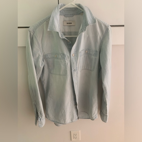 Buck Mason Japanese Chambray Work Shirt XS - Picture 5 of 5